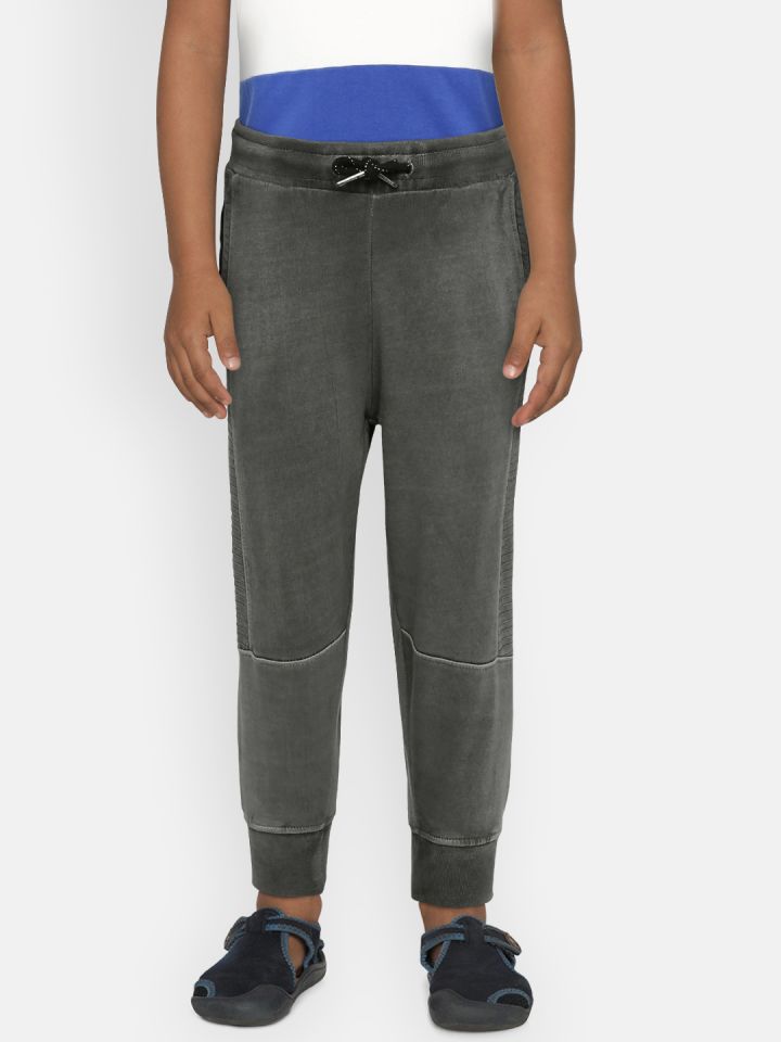 Charcoal grey boys on sale joggers