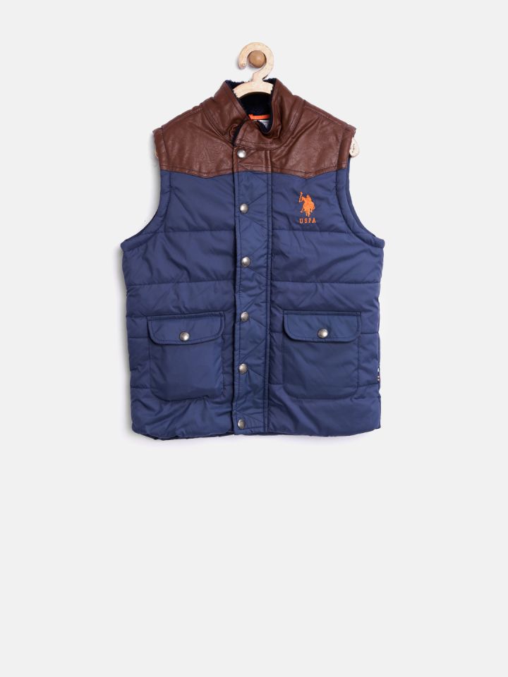 Us polo sleeveless clearance jackets