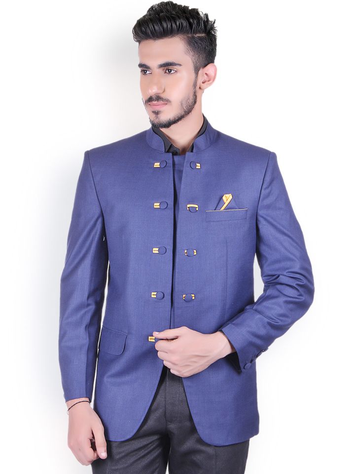 Mens cheap bandhgala blazer