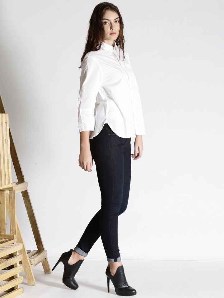 Buy G STAR RAW White Shirt Shirts for Women 999906 Myntra