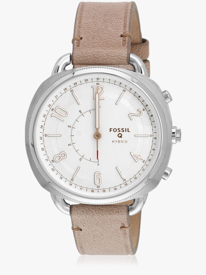 Buy Q Accomplice Ftw1200 Beige White Hybrid Smartwatch Smart