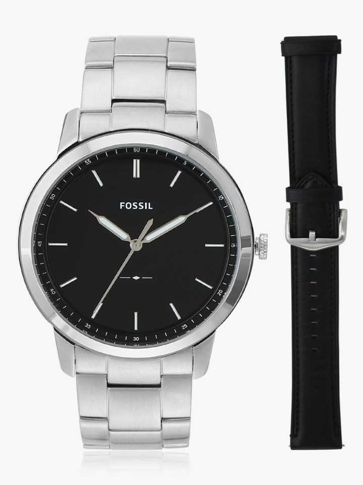 Buy The Minimalist FS5451SET Silver Black Analog Watch Watches