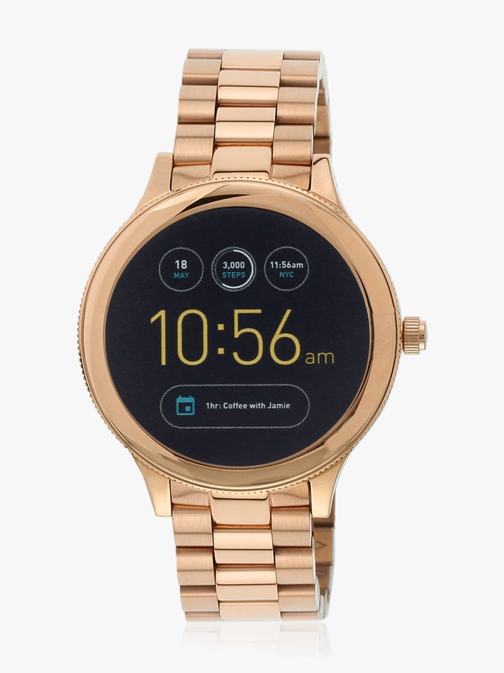 Buy Ftw6000 Q Venture Rose Gold Black Gen 3 Smart Watch