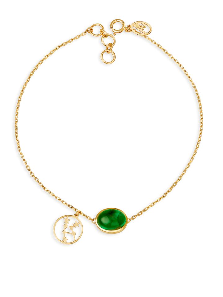Buy Mia By Tanishq 14KT Taurus Birthstone Yellow Gold Bracelet