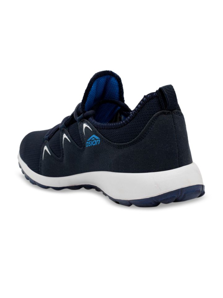 asian navy running shoes