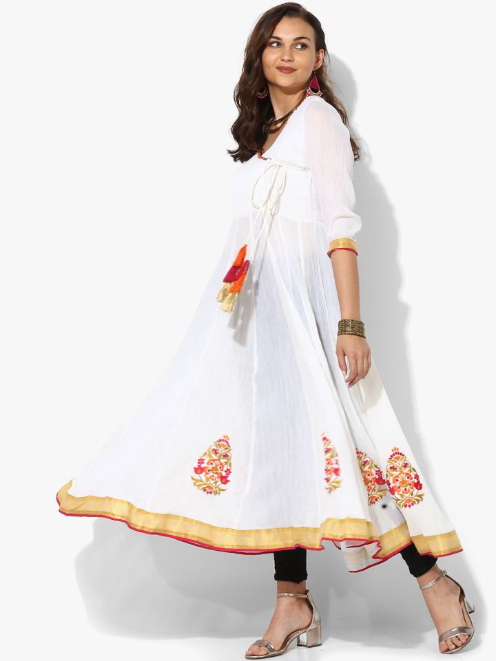 Sangria white outlet anarkali