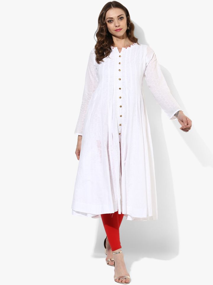 sangria white anarkali