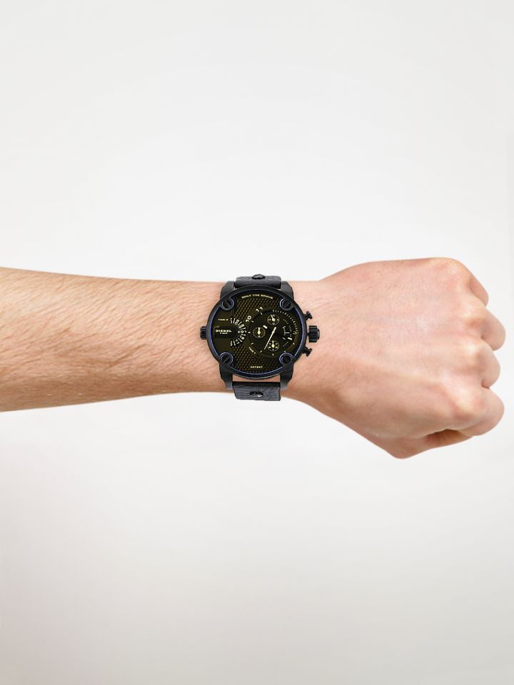 DIESEL Men Black Analogue Watch DZ7257