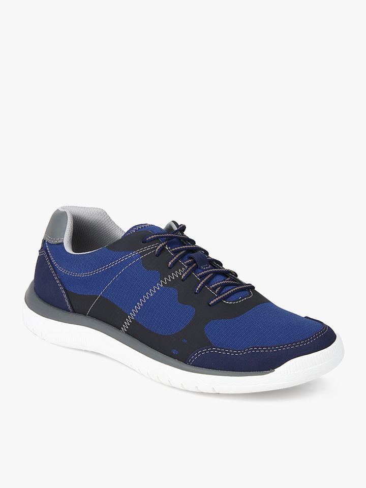 Clarks Men Votta Edge Blue Black Sneakers