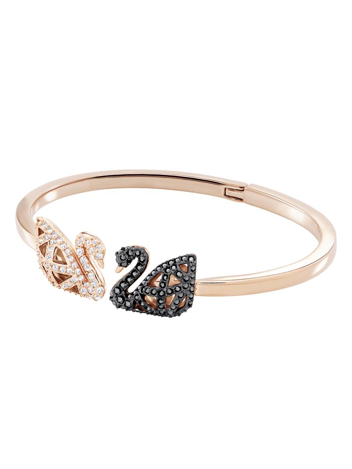 Swarovski swan bracelet rose gold cheap