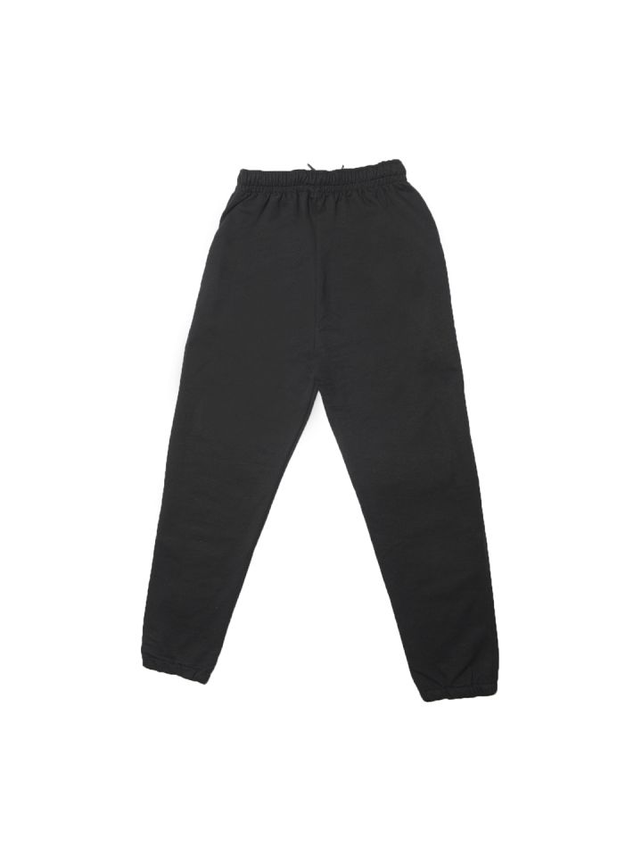 Boys slim fit black joggers hot sale