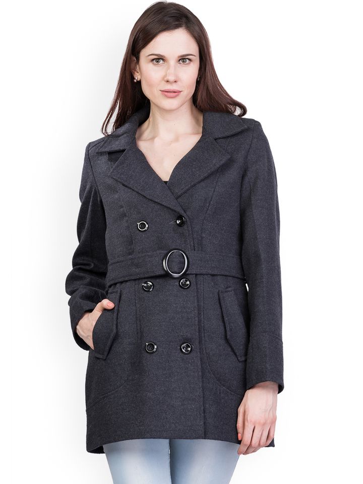 Double Breasted Tweed Coat 