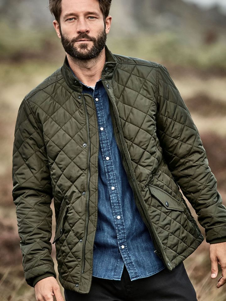 Next mens quilted top jacket