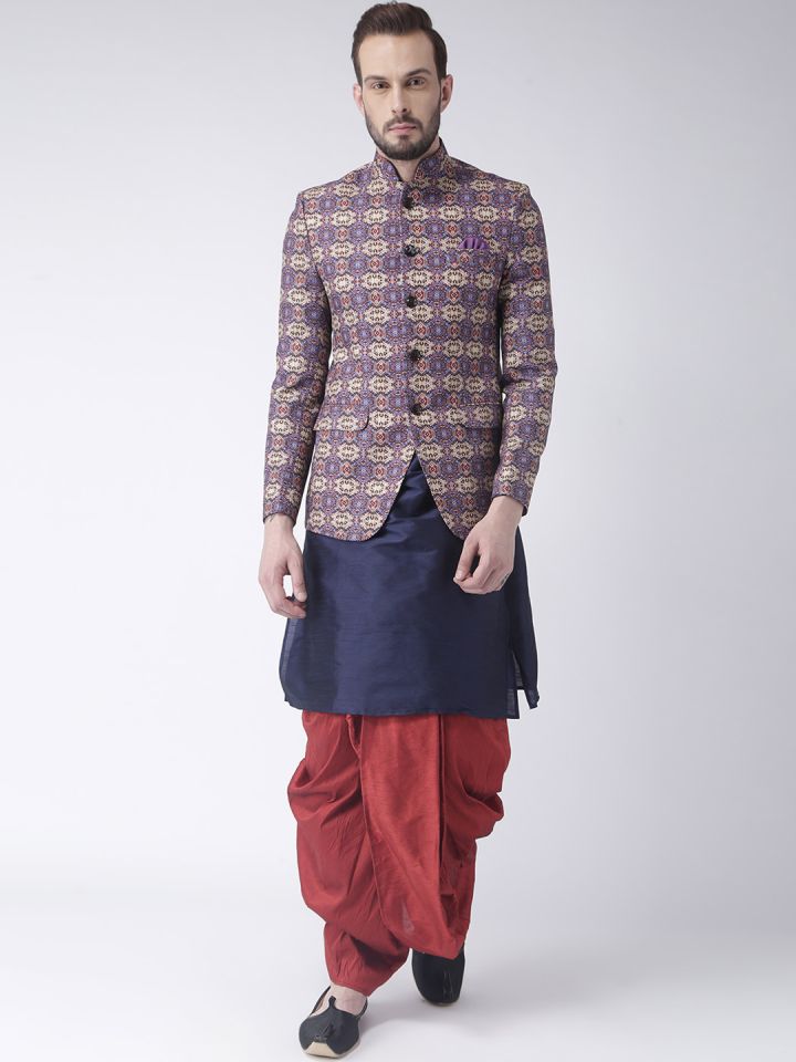 Dhoti kurta clearance with blazer