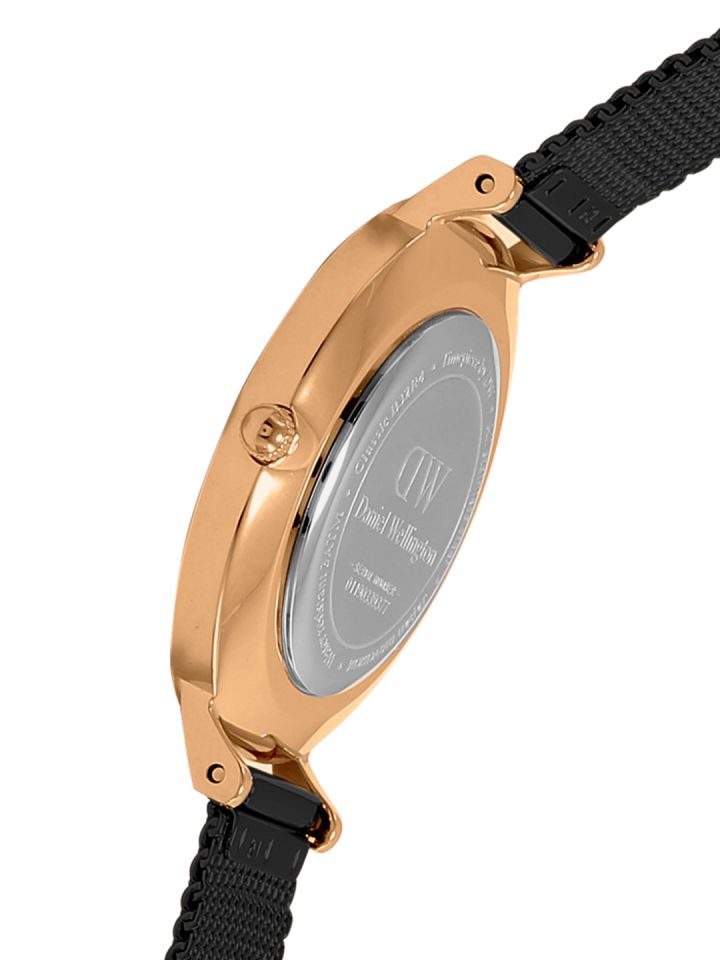 Buy Daniel Wellington Unisex Petite 36mm Ashfield RG Black Watch DW00100307  - Watches for Unisex 10783638 | Myntra