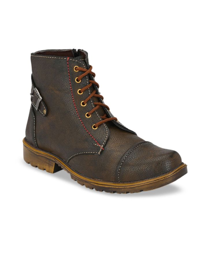 synthetic leather work boots