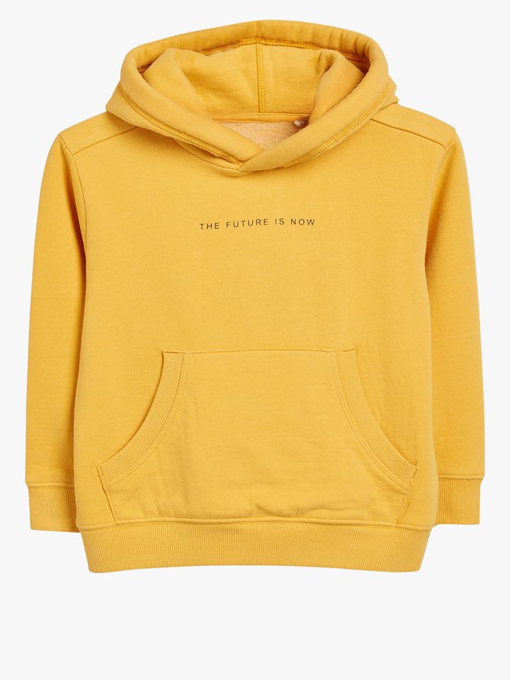 next yellow sweatshirt