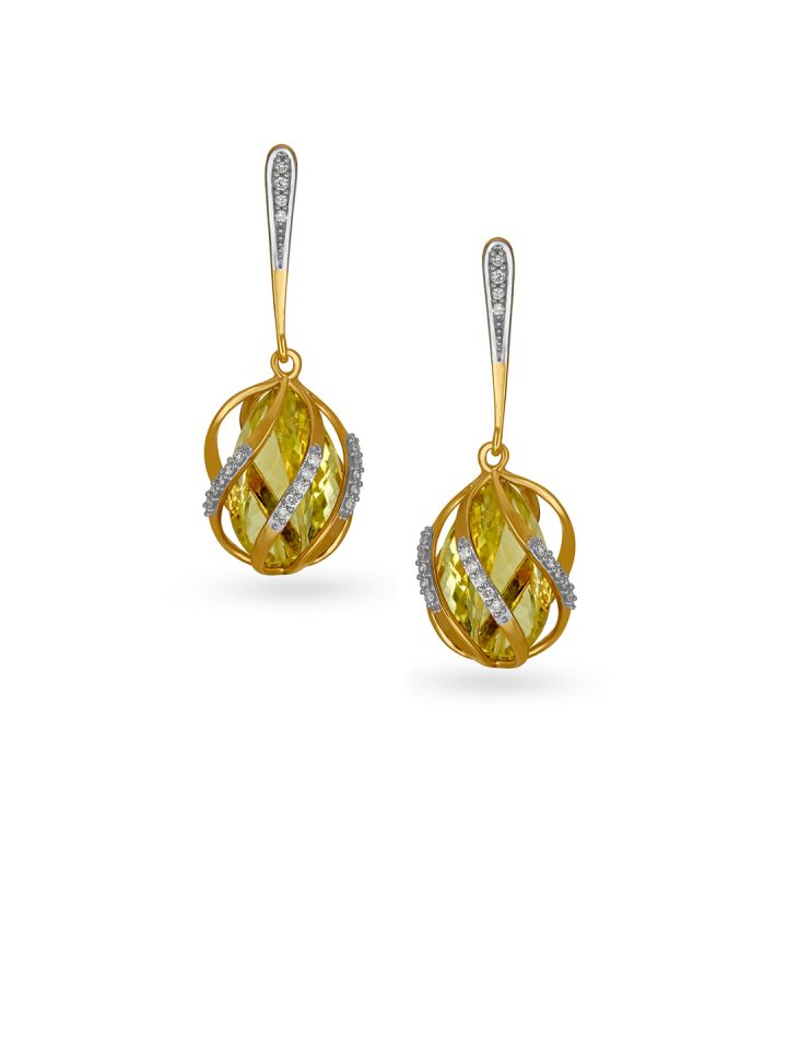 Tanishq deals topaz earrings