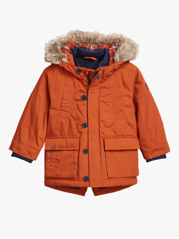 Orange lightweight parka cheap