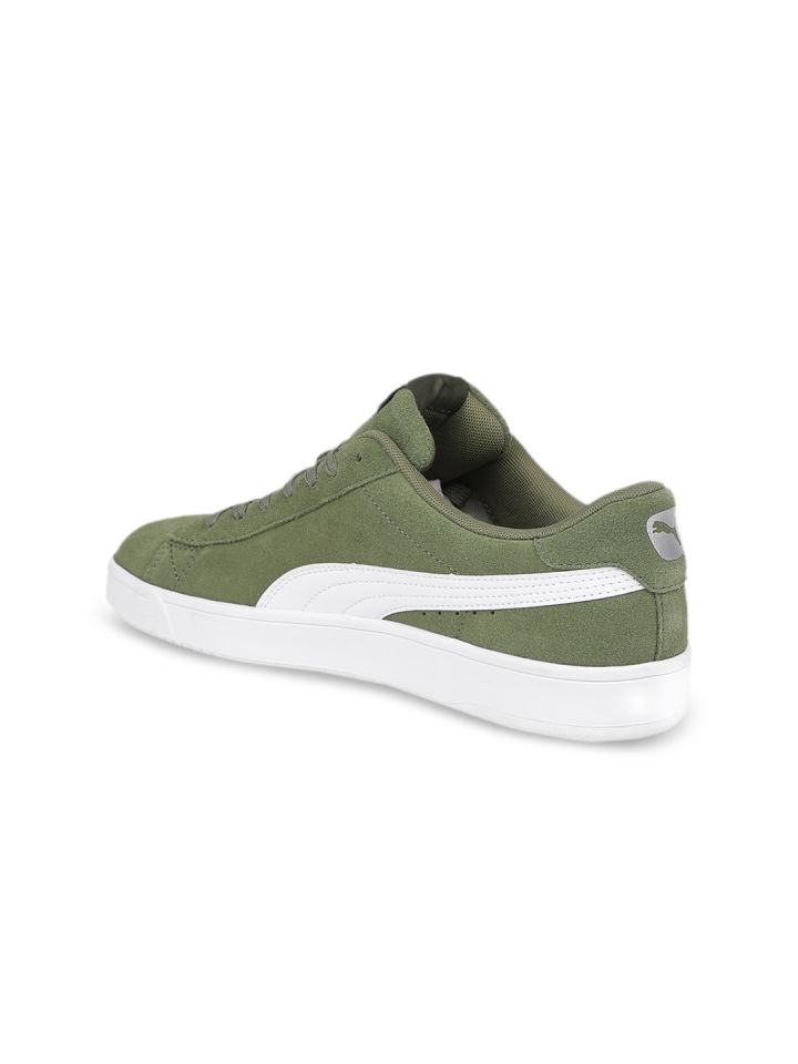 Olive green and gold pumas store