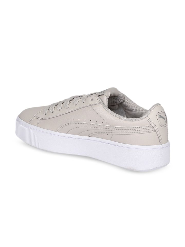 puma vikky stacked beige