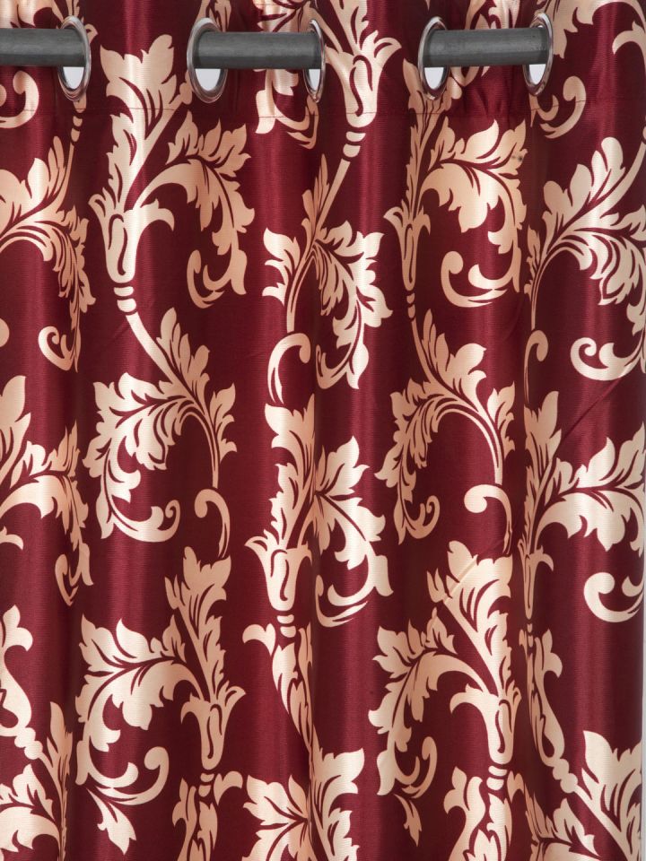 Buy online Home Sizzler 2 Pieces Maroon Door Curtains from Curtains &  Accessories for Unisex by Home Sizzler for ₹400 at 60% off