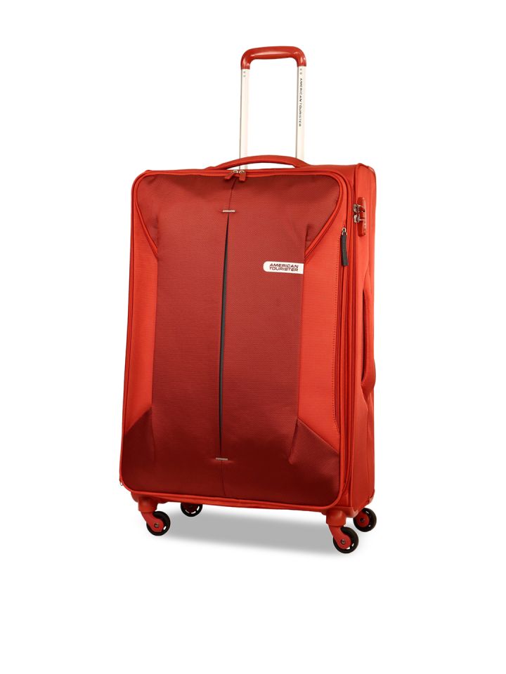 AMERICAN TOURISTER Unisex Rust Coloured SPECTRALITE TSA Medium Trolley Bag