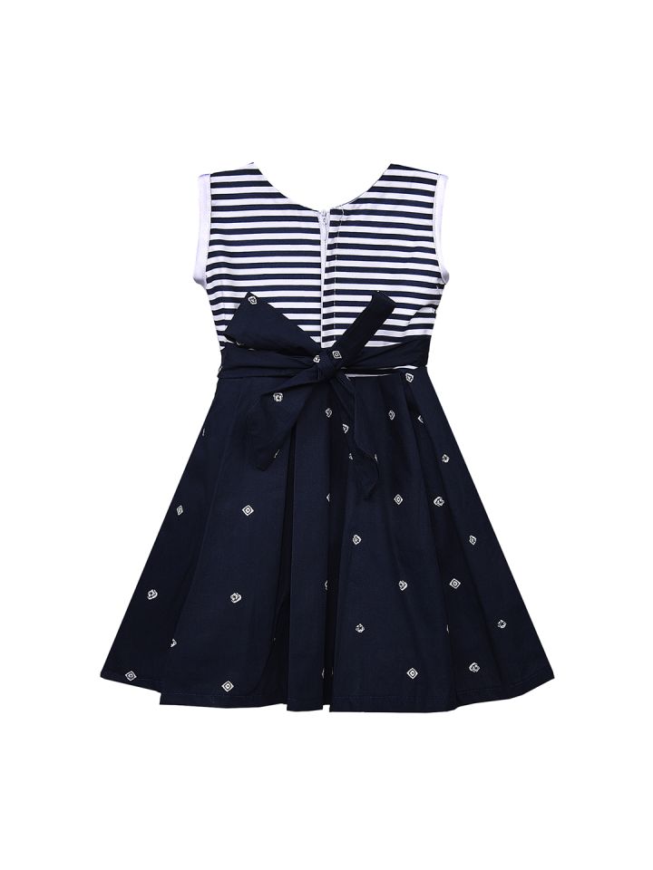 wish navy blue dress