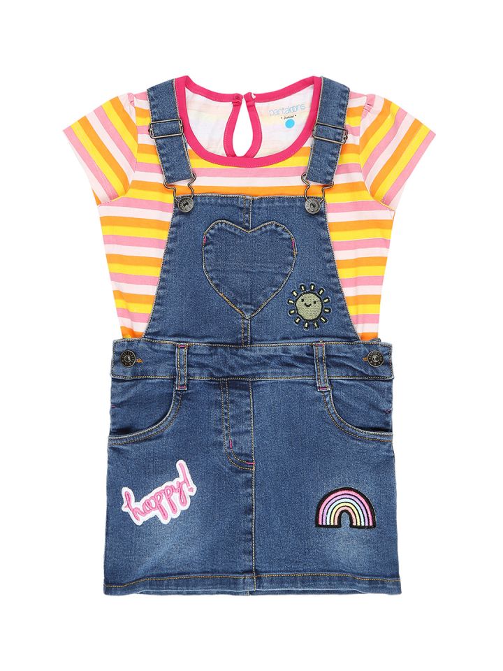 dungaree dress myntra