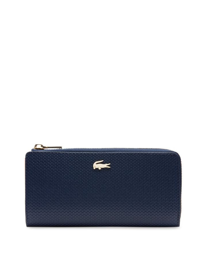 lacoste wallet blue