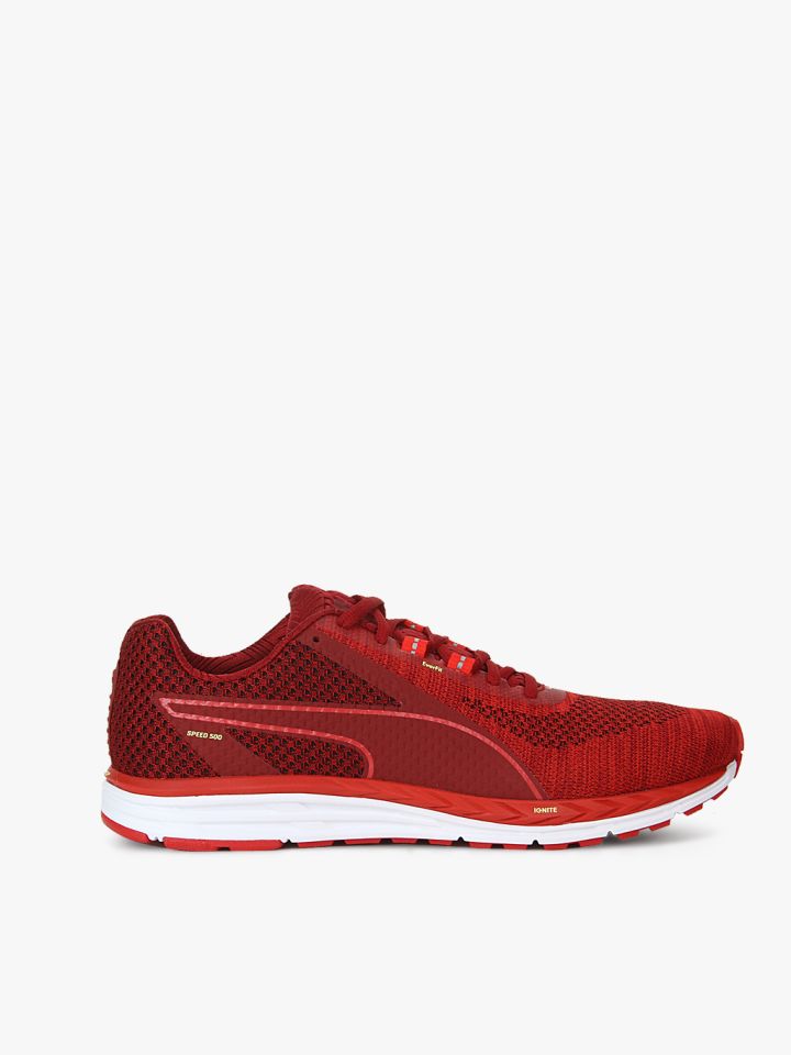 Buy Puma Unisex Red Speed 500 Ignite 3 Running Shoes Sports