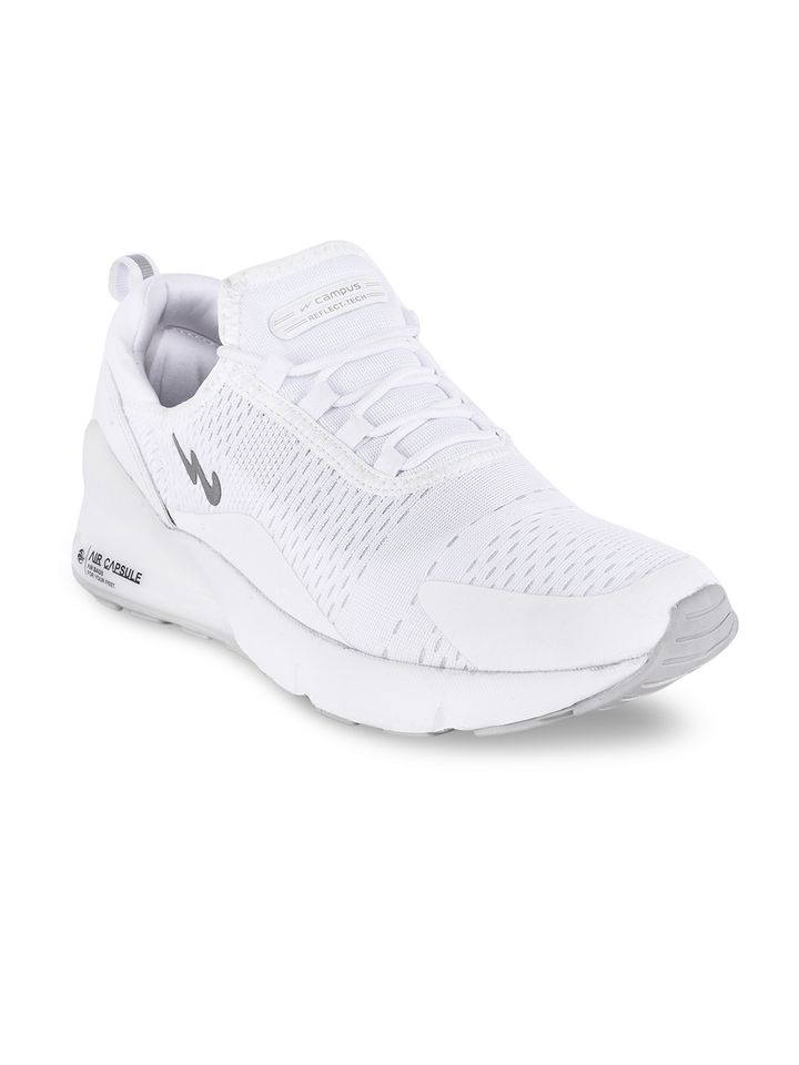 Campus shoes sports white clearance