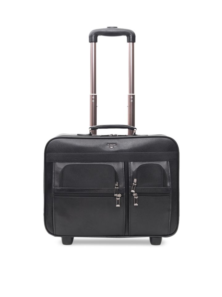 Leather trolley bag prices shop