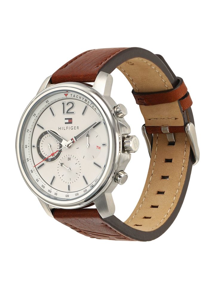 Buy Tommy Hilfiger Men Off White Analogue Watch TH1791531 - Watches for Men  9855991 | Myntra