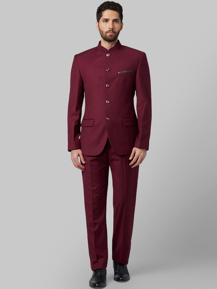 Buy Park Avenue Men Maroon Solid Slim Fit Bandhgala Suit Suits For Men 10040171 Myntra Shop online from a wide range of jodhpuri suit online india in the latest designs incl. park avenue men maroon solid slim fit bandhgala suit