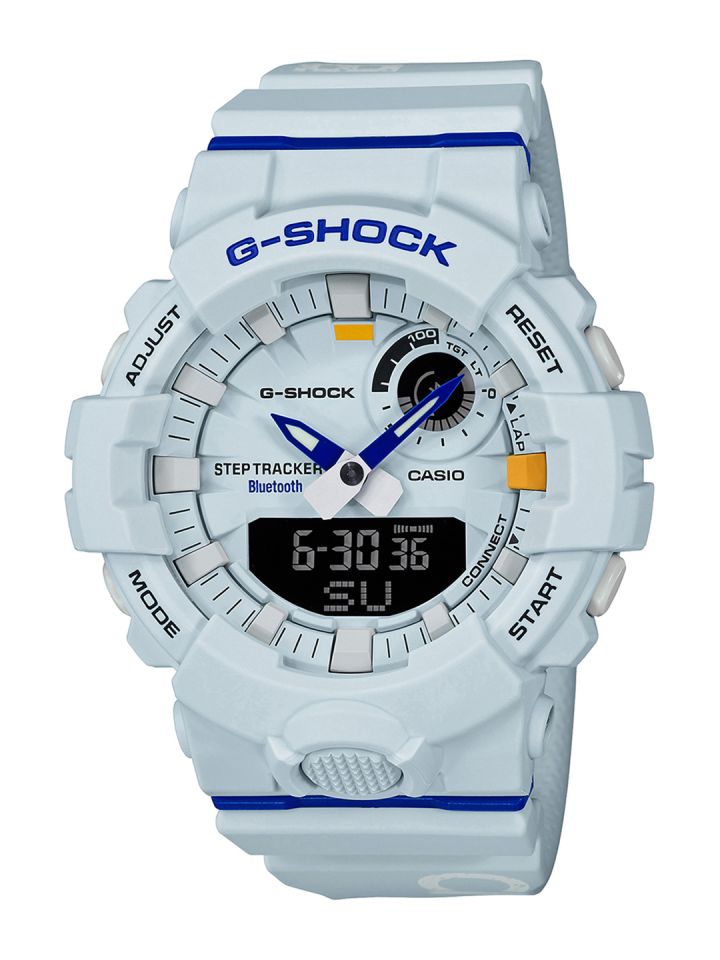 G shock white blue on sale