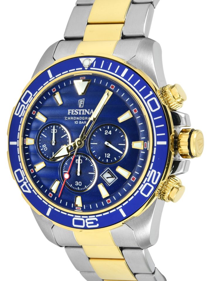 FESTINA Men Blue Analogue Chronograph Watch F20363 2