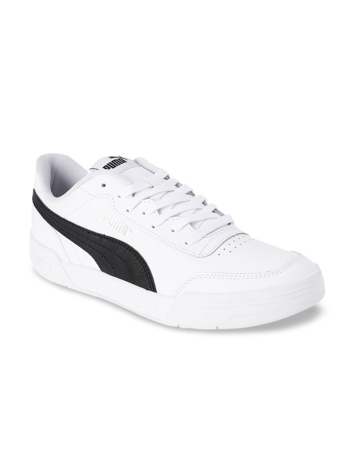 puma white sneakers myntra