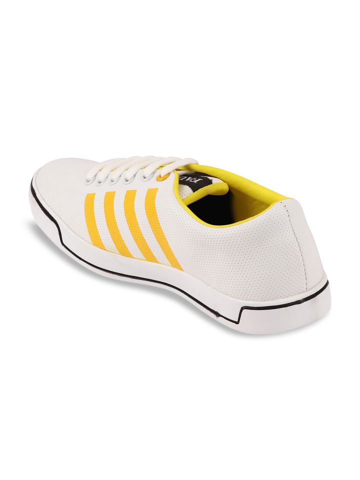 Shoes yellow on sale stripes