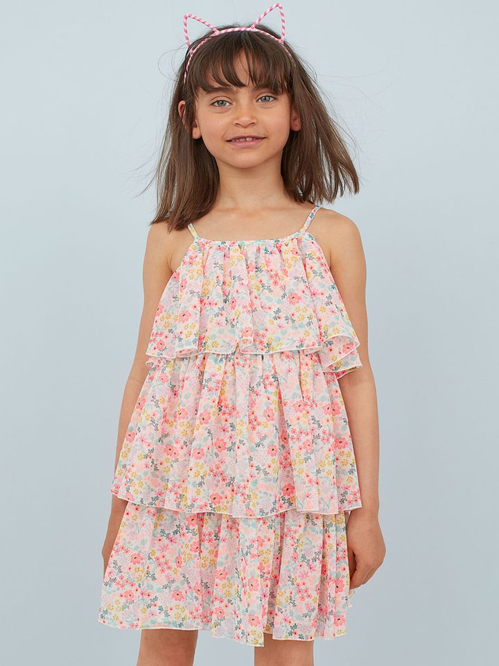 tiered dress h&m