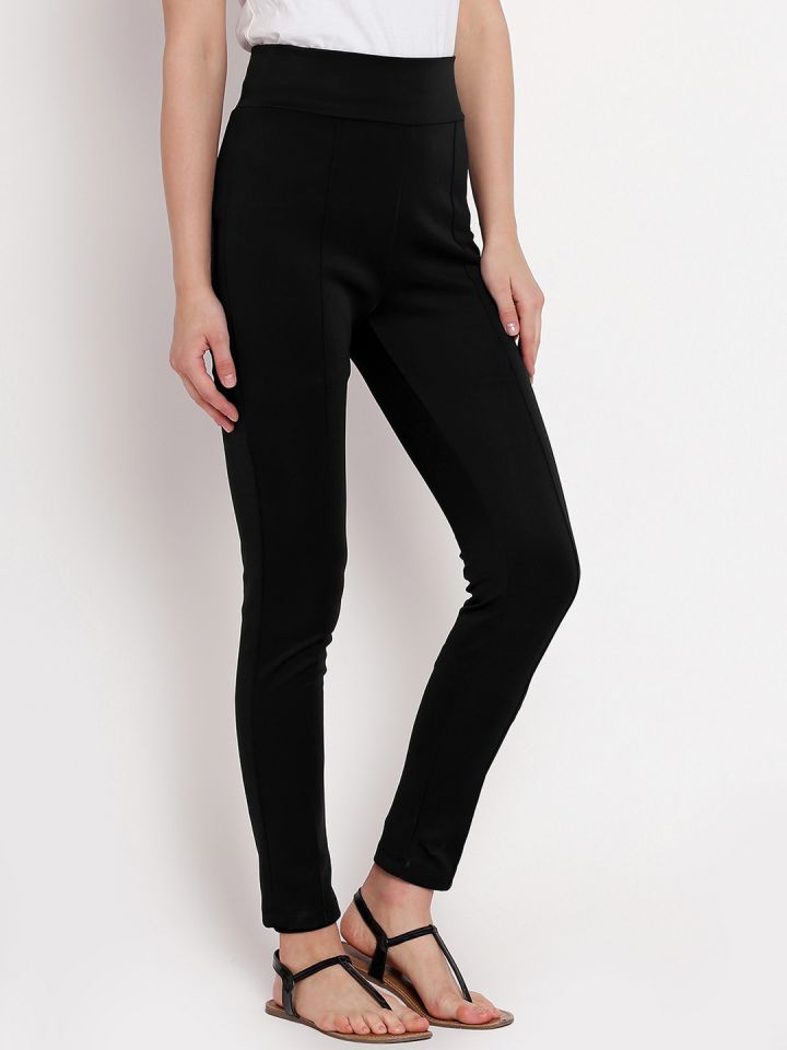 myntra black jeggings