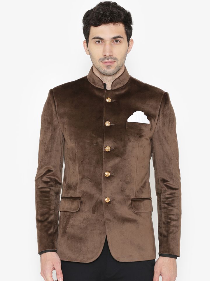 Round neck with blazer on sale