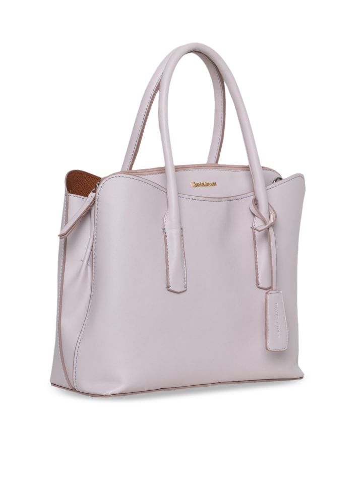 Buy David Jones Lavender Solid Handheld Bag Handbags for Women