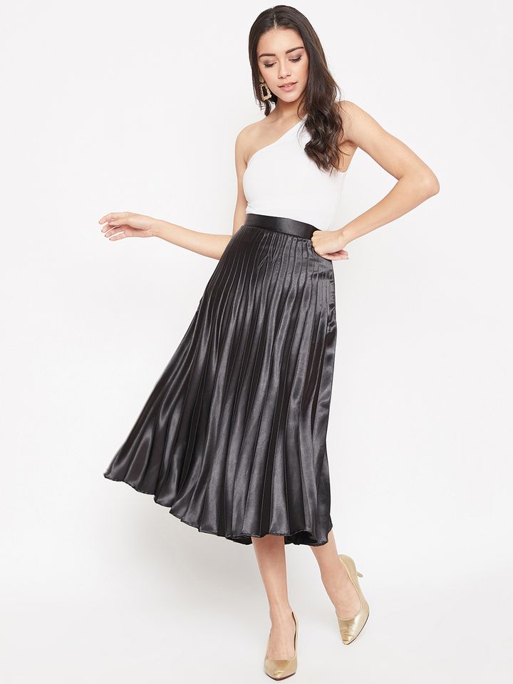 cheap satin skirts