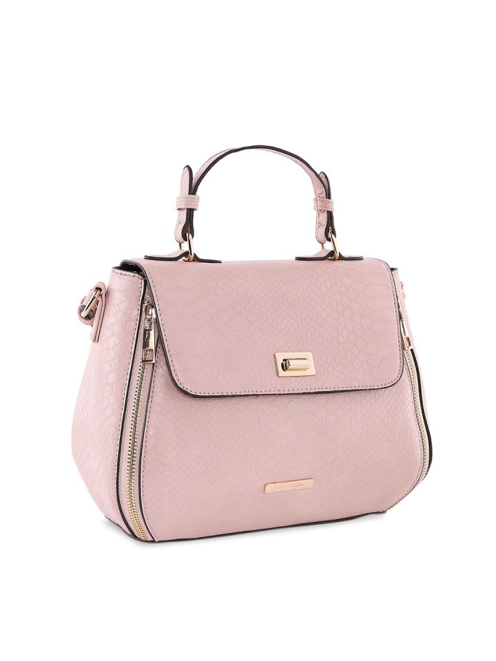 Buy Forever Glam By Pantaloons Pink Solid Sling Bag Handbags for