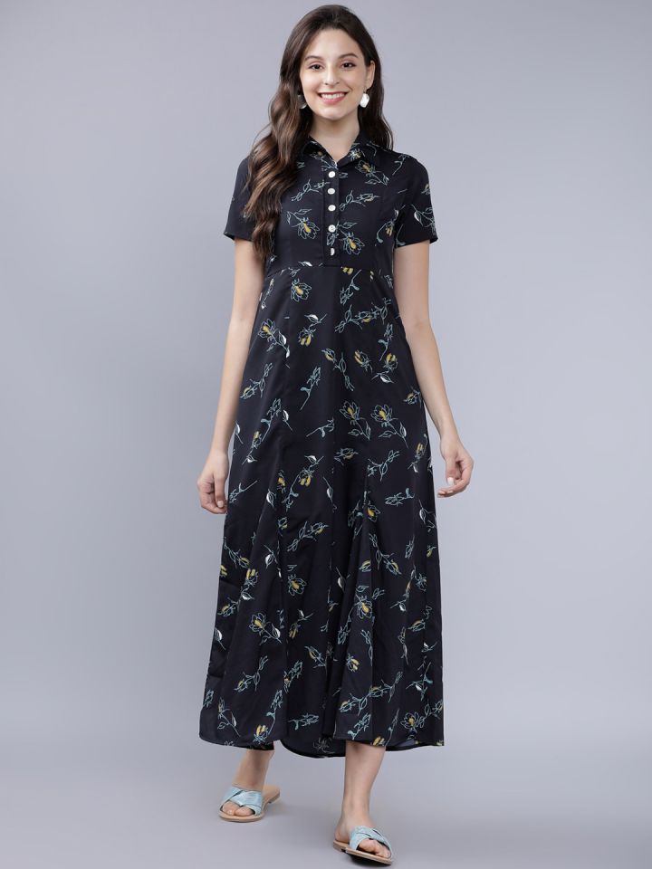 tokyo talkies maxi dresses on myntra