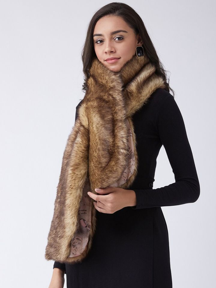 Faux fur shop stole collar