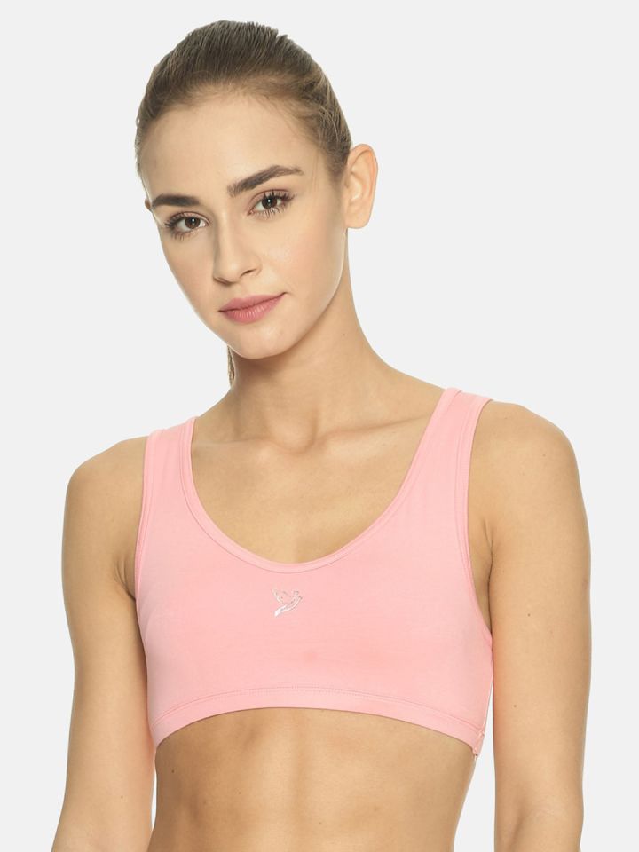 Buy Lady Lyka Multicolor Non Wired Padded Sports Bra (Pack Of 2