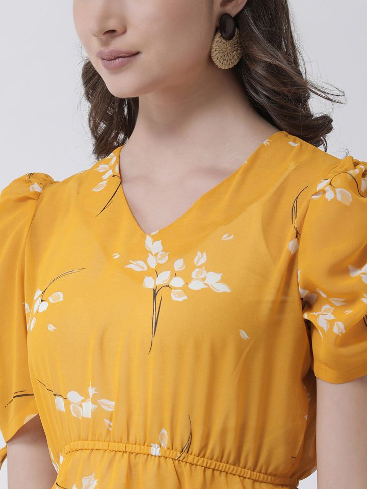 Myntra yellow top store