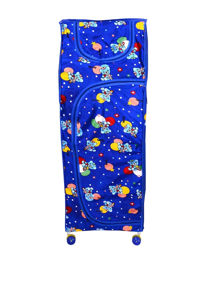 Buy Kuber Industries Blue Yellow Print Multipurpose Plastic